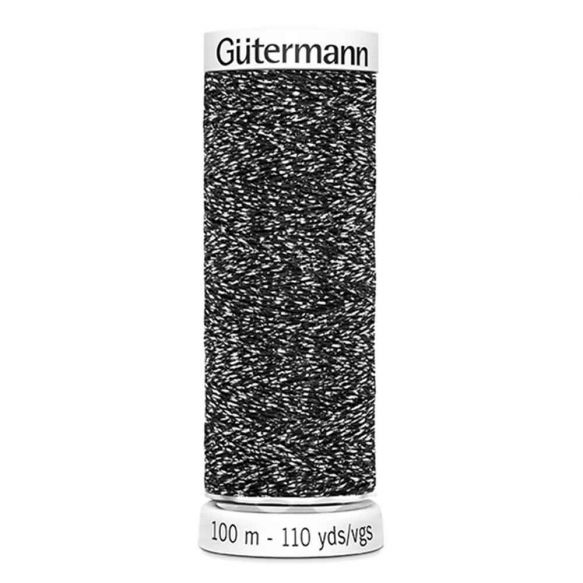 Gütermann Sparkly zilver naaigaren - 100 meter - col. 9941
